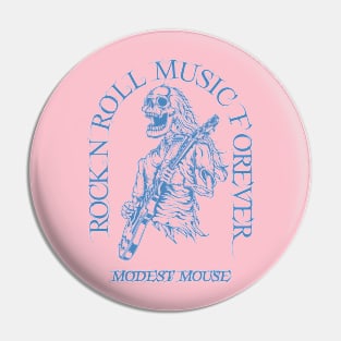 Modest Mouse /// Skeleton Guitar Player Pin