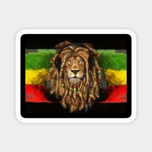 rasta lion Magnet