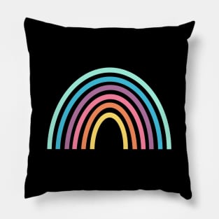 Bright Rainbow Pillow