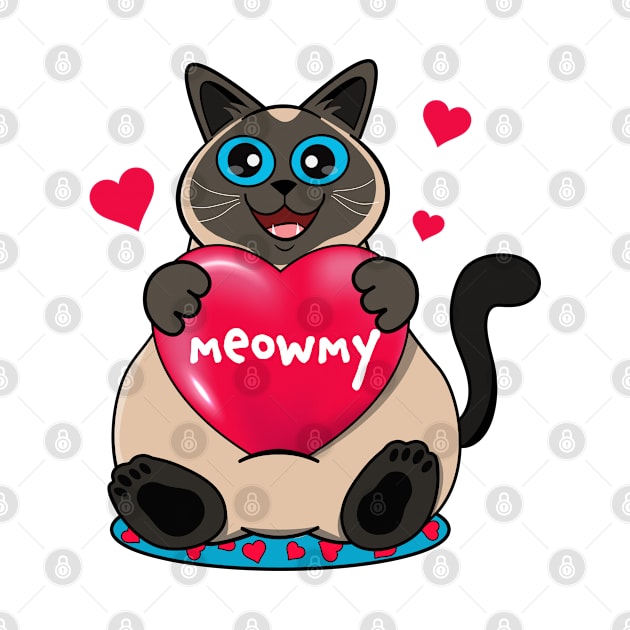 Meowmy's Heart by leBoosh-Designs