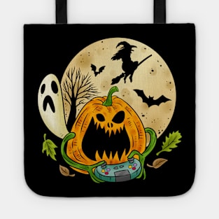 Halloween Pumpkin Gamer Tote