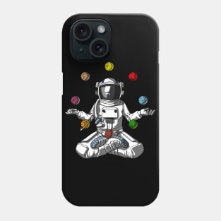 Space Astronaut Planets Meditation Phone Case