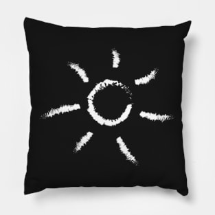 black sun Pillow