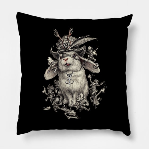 Blanco_The Pirate Queen Pillow by charleslister