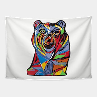 Artsy Bear Tapestry