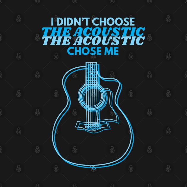 I Didn't Choose The Acoustic Auditorium Style Guitar Body Outline by nightsworthy