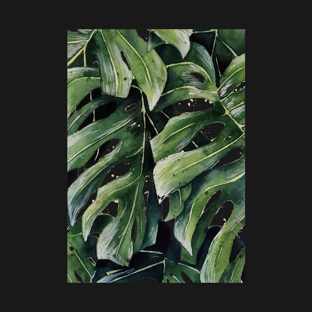 Monstera Leaves 7 by gusstvaraonica