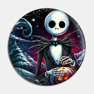 Elevate Your Holidays: Unique Jack Skellington Christmas Art for a Whimsical Celebration! Pin