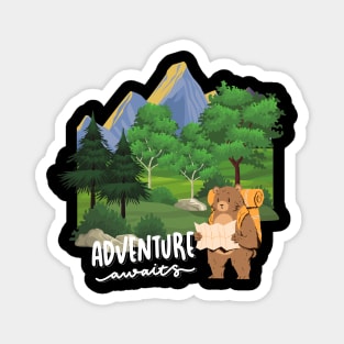 Adventure is my therapy Adventure Explore the world travel lover Magnet