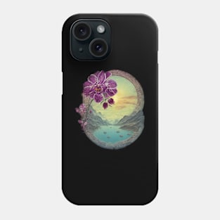 Orchid Wildflower Bloom Flora Gift River Mountains Phone Case