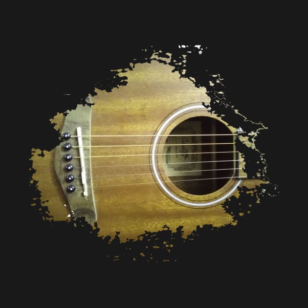 Guitar Sound Hole by FELICIA SNOW