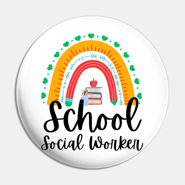 School Social Worker Pin by Adisa_store