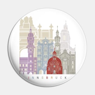 Innsbruck skyline poster Pin