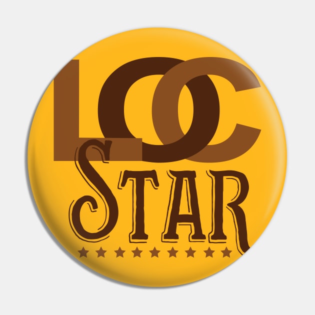 Loc Star Locs / Dreadlocks Pin by blackartmattersshop