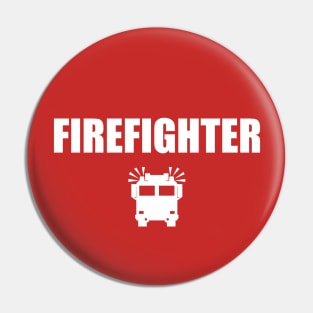 Firefighter - Cool Career Job Pin