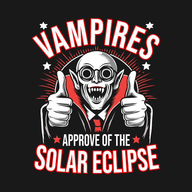 Vampires Approve of the Solar Eclipse 2024 by Julio Regis