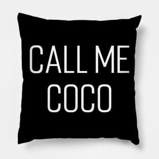 Call Me Coco -Cori. Gauff Pillow