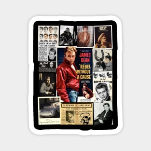 James Dean Rebel Collage Magnet