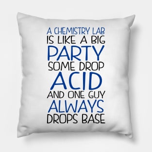 Chemistry Lab Joke Gift Pillow