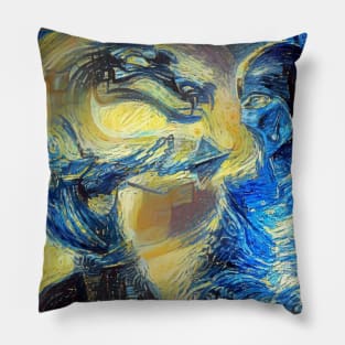 Mortal Kombat Scorpion vs Sub Zero Starry Night Pillow