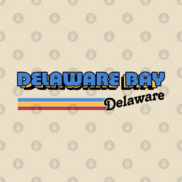 Delaware Bay, Delaware / / Retro Styled Design by DankFutura