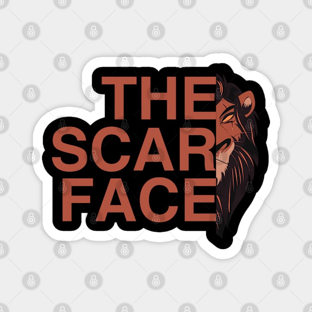 the scar face Magnet by SIMPLICITEE