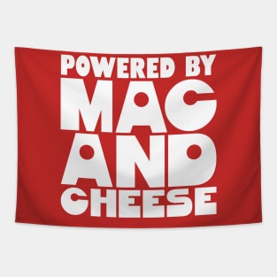 Powered By Mac And Cheese Tapestry