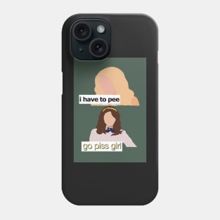 go piss girl Phone Case