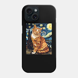 Cat Starry Night Moonlight Marvels Phone Case