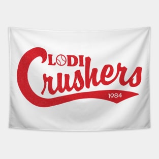 Defunct Lodi Crushers Baseball 1984 Tapestry