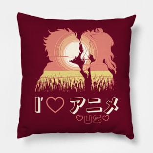 I love us Anime style Couple Pillow