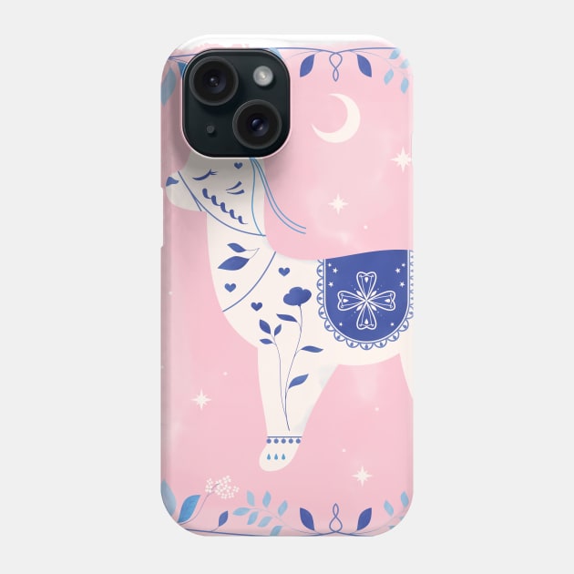 Dala Alpaca Phone Case by CarlyWatts