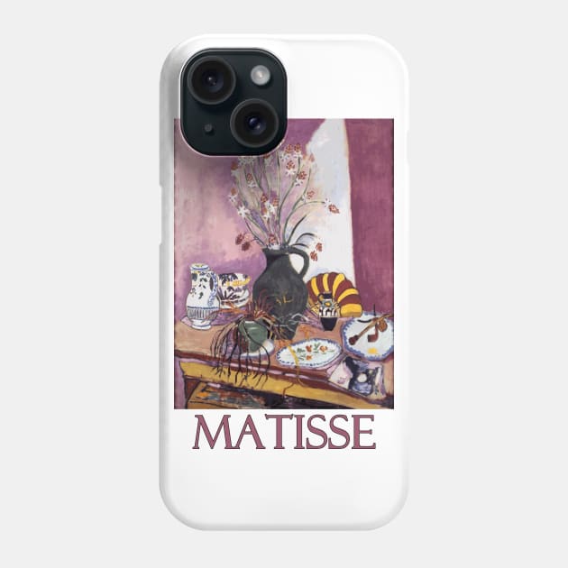 Still Life with Flowers by Henri Matisse Phone Case by Naves