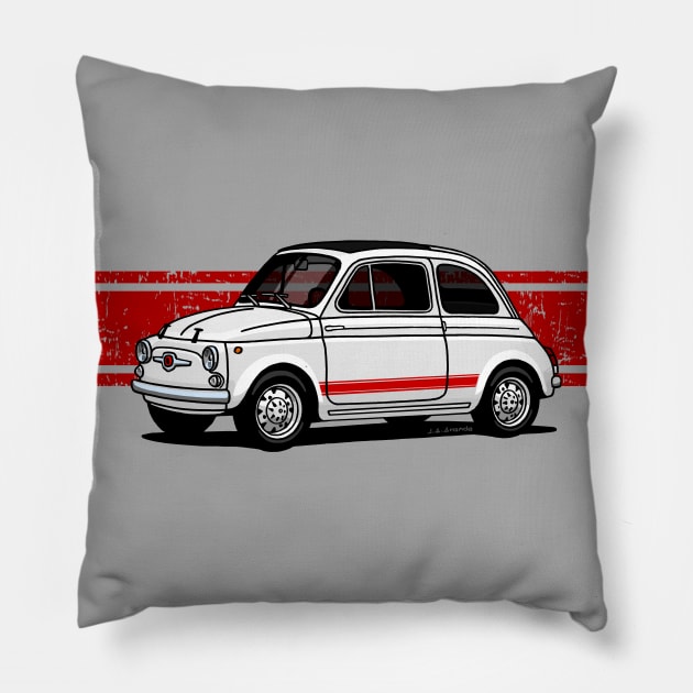 The little italian hot sports car! Pillow by jaagdesign