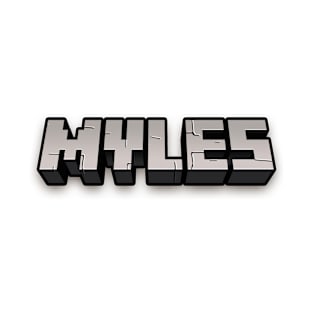 Myles - Custom Minecraft Nametag T-Shirt