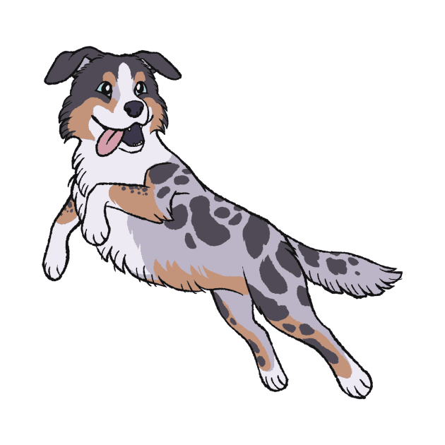 Miniature American Shepherd (Doggust 2022) by tiffatiel