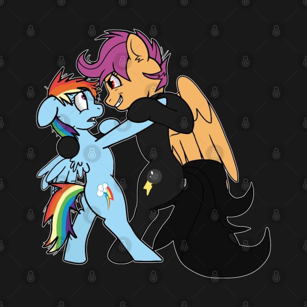 Rainbow Factory Role Reversal Sticker by Toribit