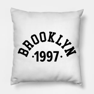 Brooklyn Chronicles: Celebrating Your Birth Year 1997 Pillow