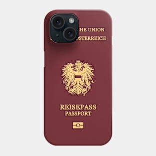 Austria passport Phone Case