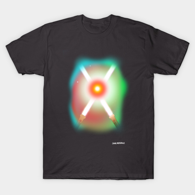 rainbow lightsaber shirt