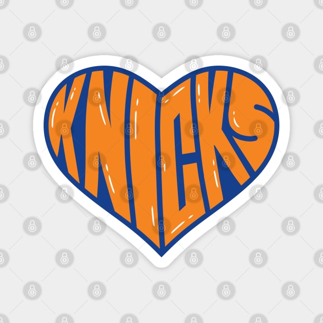 New york basketball warp text Magnet by BURN444