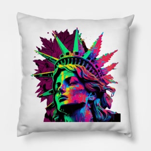 statue of liberty Pillow