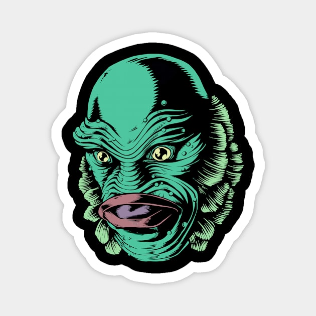 GILL MAN Magnet by THE HORROR SHOP