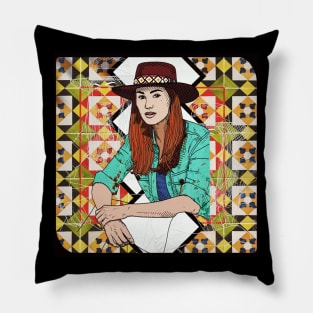 Southwest Abstract Kat Pillow