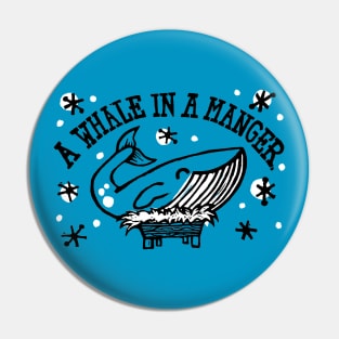 Funny Christmas Whale Pin