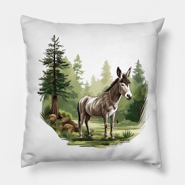 Little Donkey Pillow by zooleisurelife