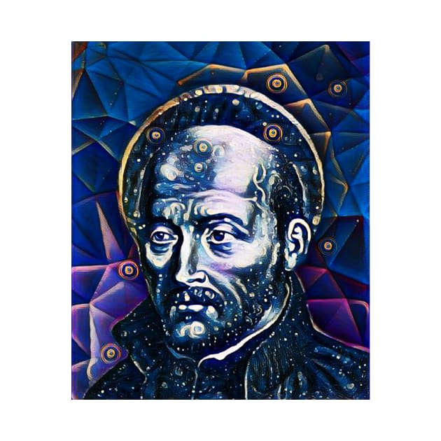 Ignatius of Loyola Dark and White Portrait | Ignatius of Loyola Artwork 5 by JustLit