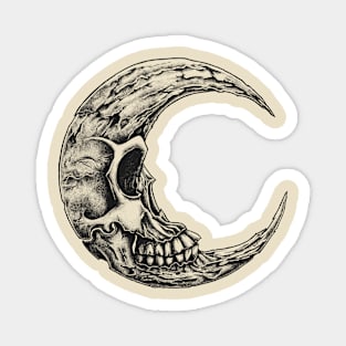 Skull Moon Magnet