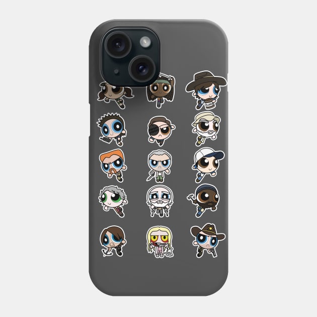 The Walking Dead Puffs parody Phone Case by bovaart