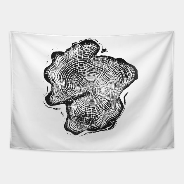 Tree Ring Year Tapestry by hitext